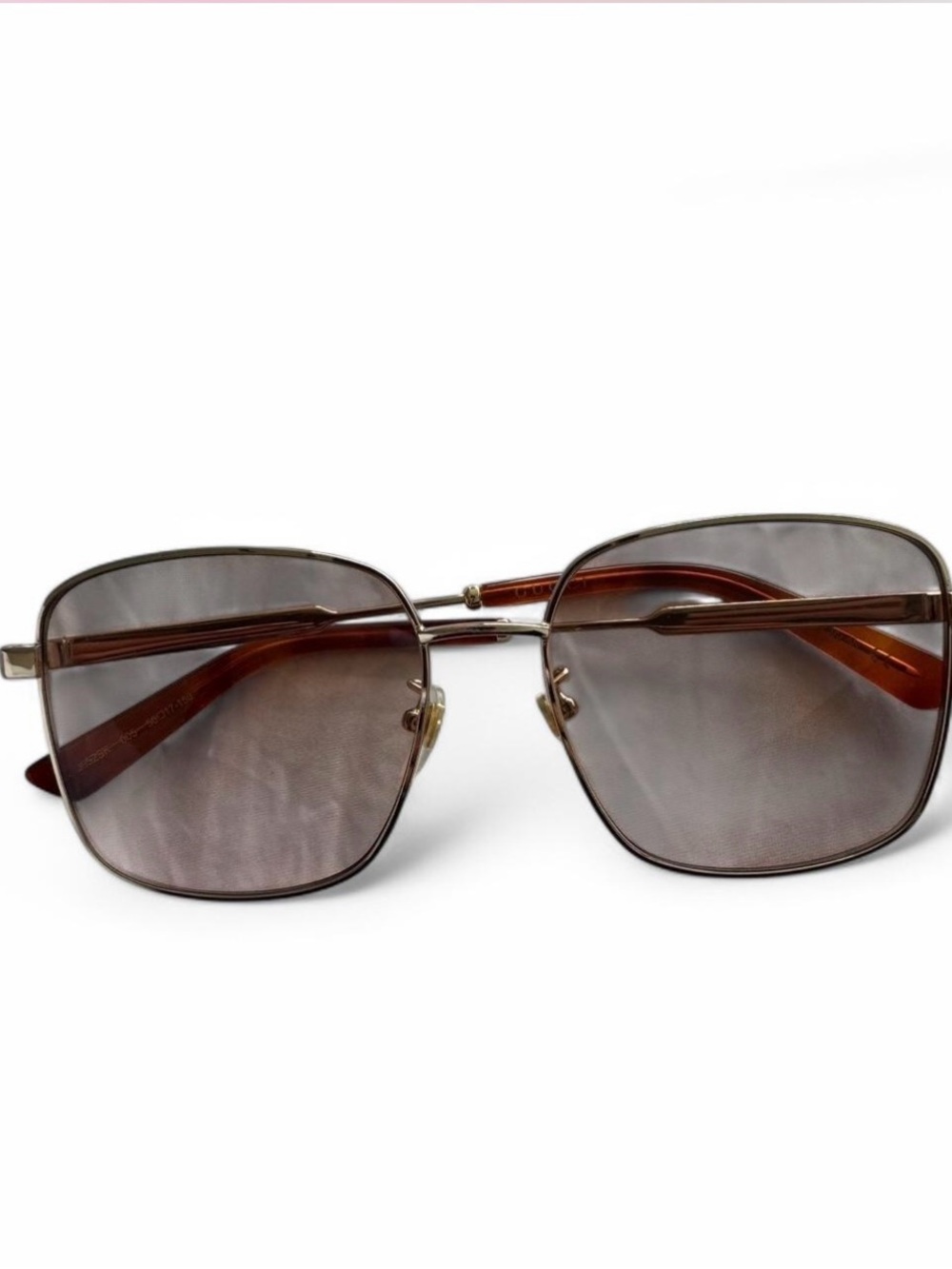 Gucci Brown Gradient Square Sunglasses - Picture 2 of 5